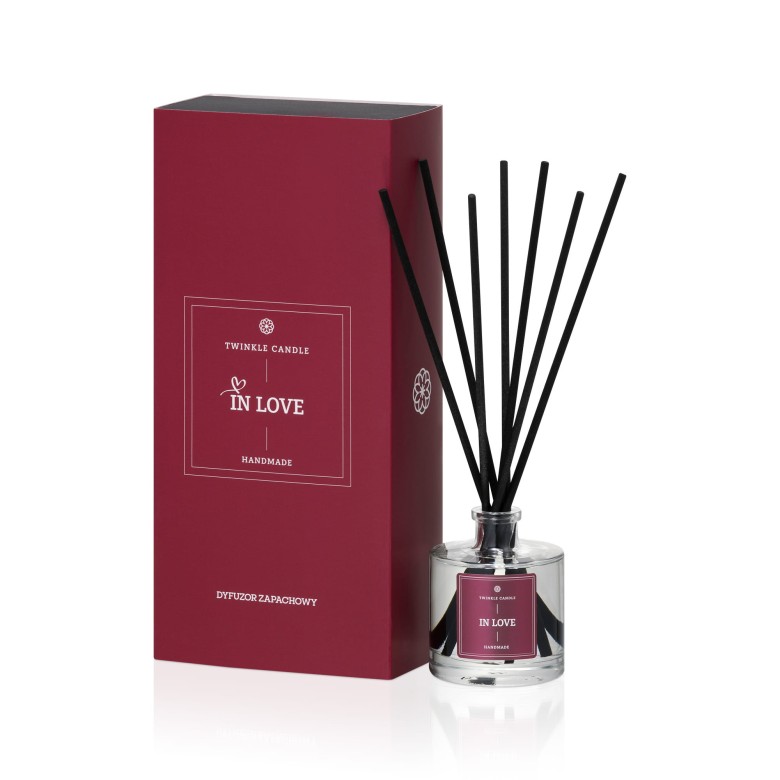Aromātiskais difuzors ar kociņiem In Love