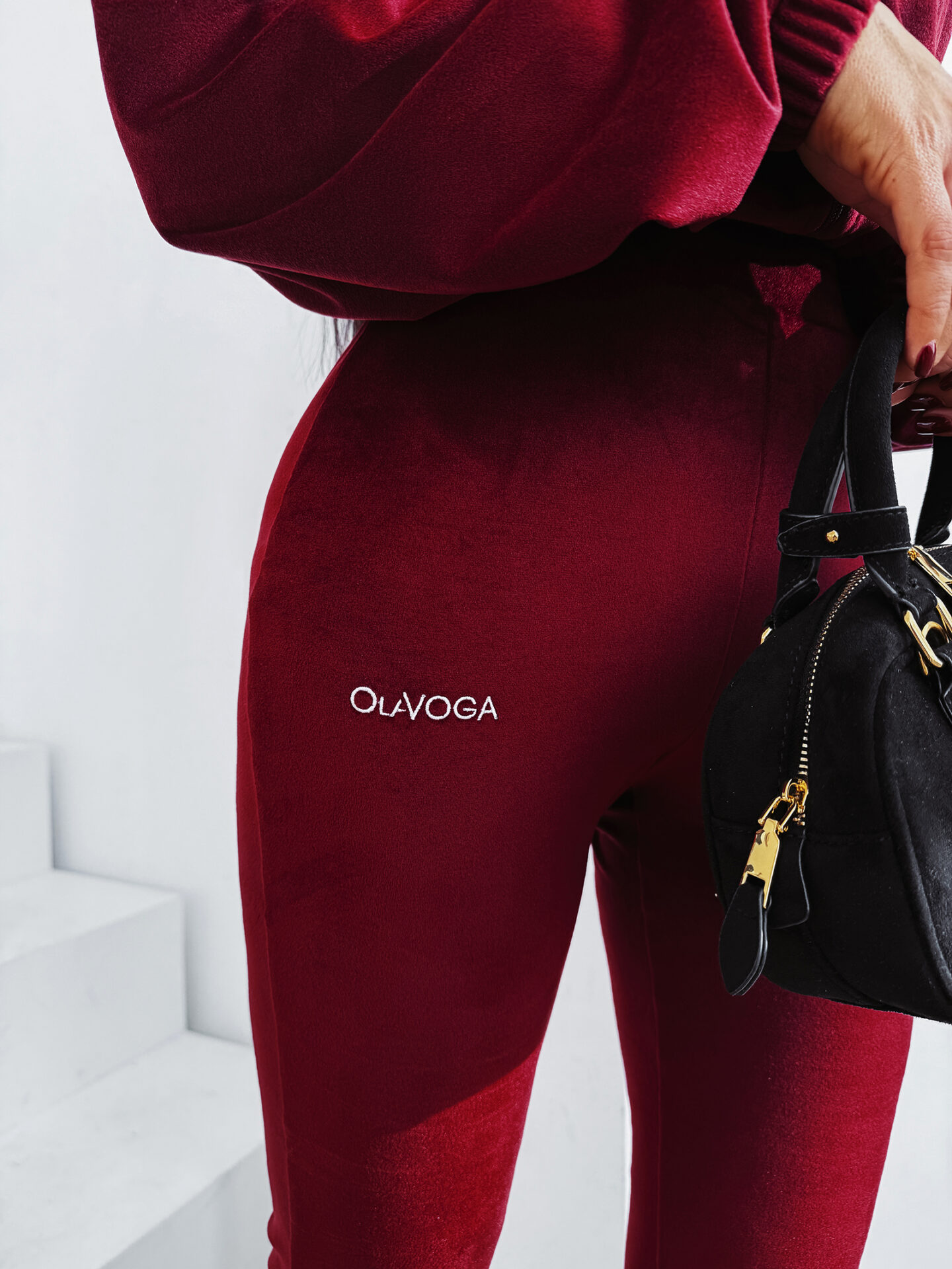 Sieviešu komplekts tumši sarkans