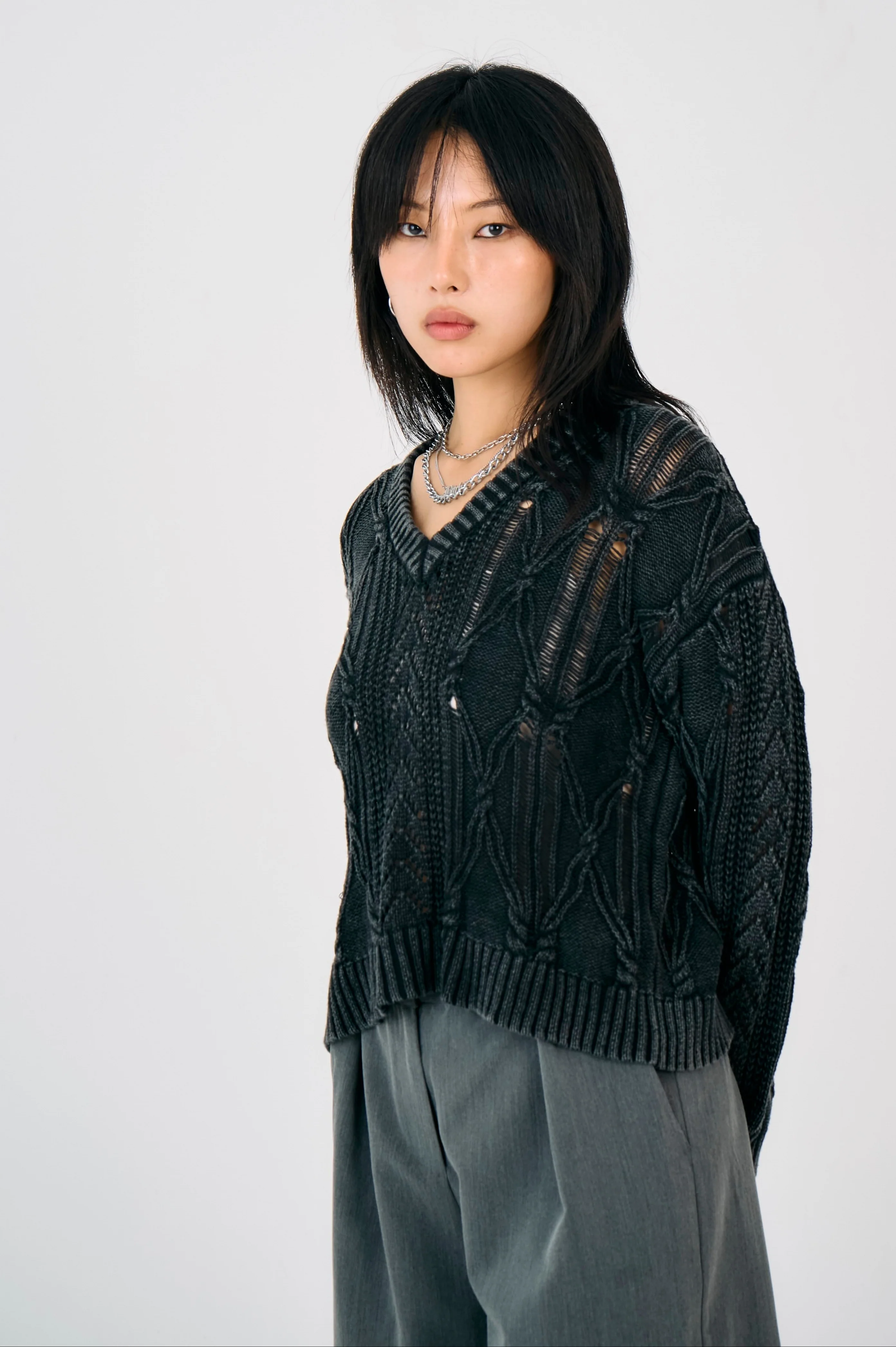 Format Acid Wash Knit