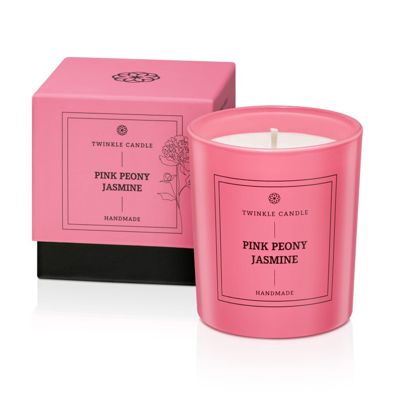 Sojas svece Pink Peony Jasmin