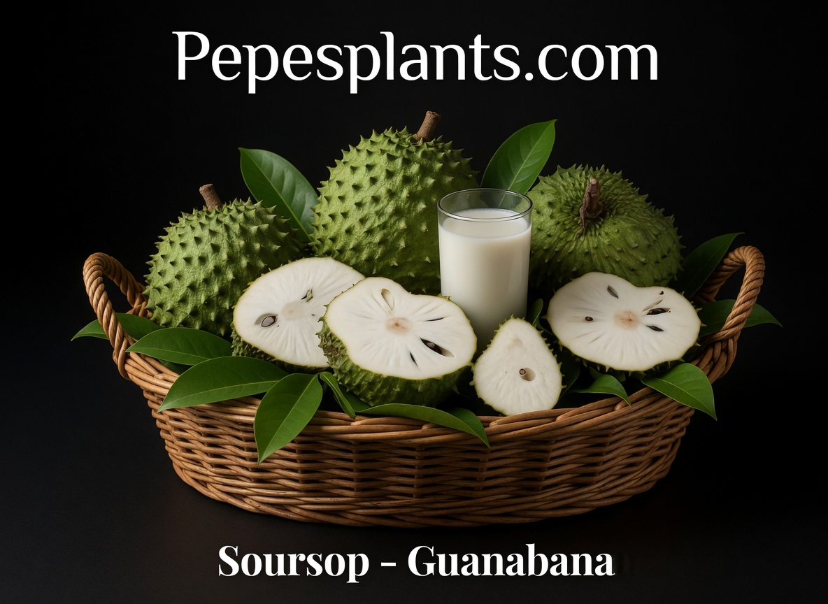 Two Soursop Seedling Trees - Free Shipping in Florida!