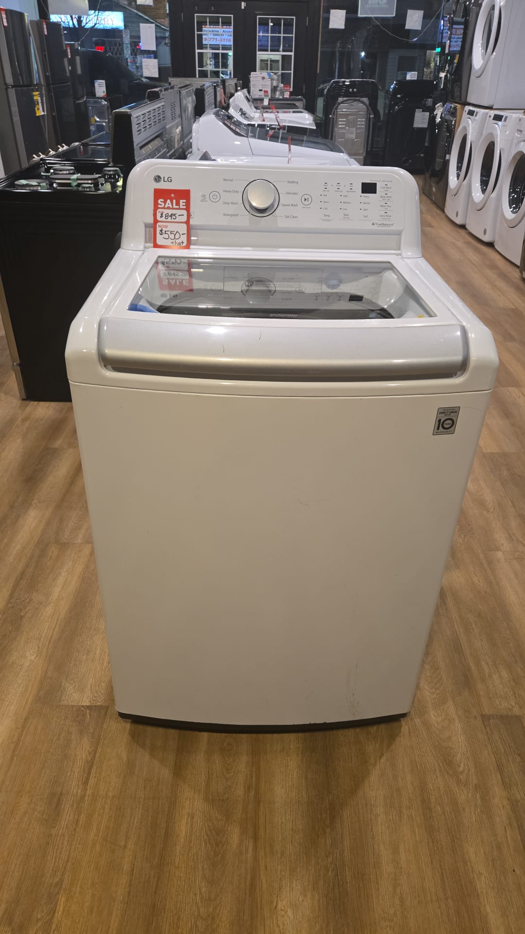 Washer LG WT7150CW 27"