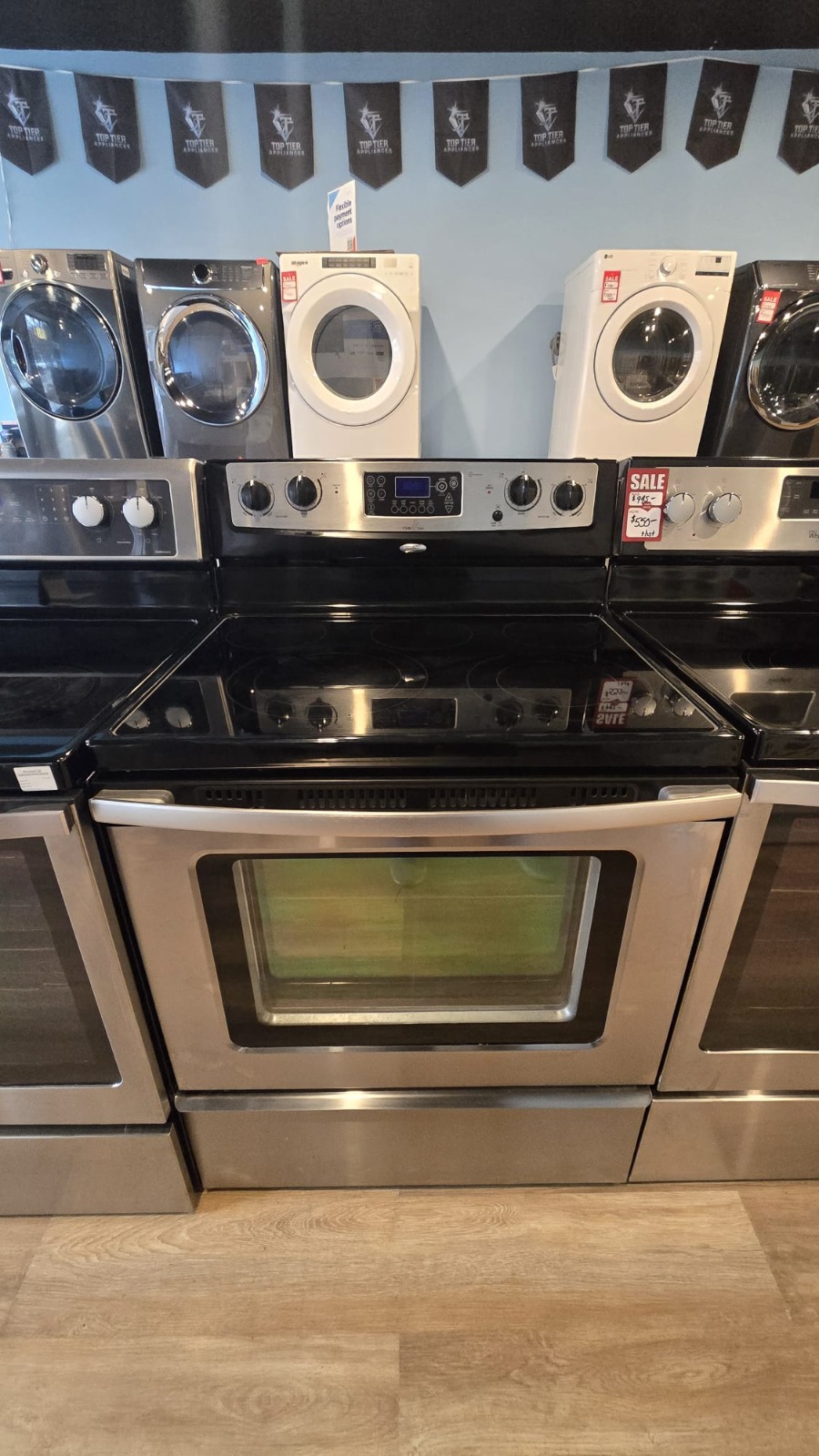 Stove stainless Whirlpool YWFE381LVS 30"