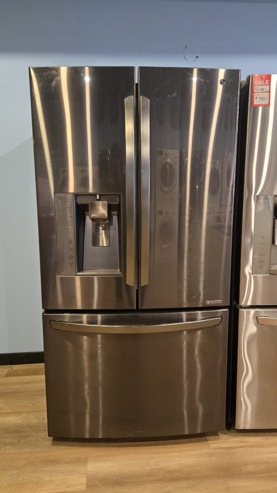 LG Refrigerator Black stainless LFXC24726D 36"