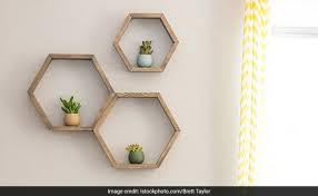 Hexagonal Wall Shelves
