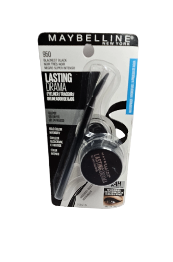 Maybelline Lasting Drama Gel Eyeliner  Blackest Black 950  Noir TRES NOIR NEGRO SUPER INTENSO
