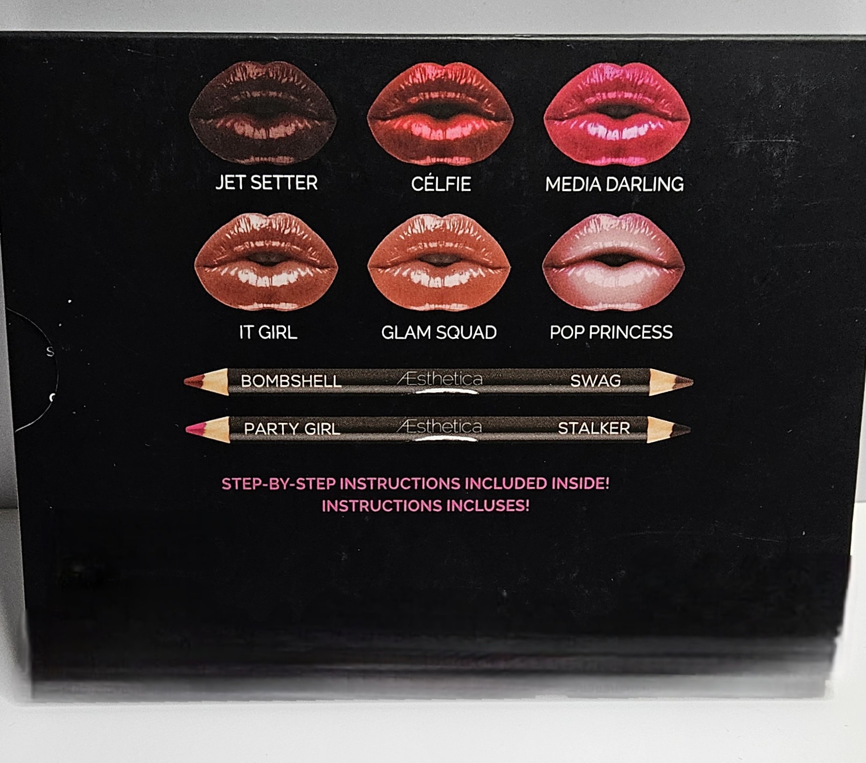 AEsthetica Contour Series 6 Shades Lip Collection with Pencils