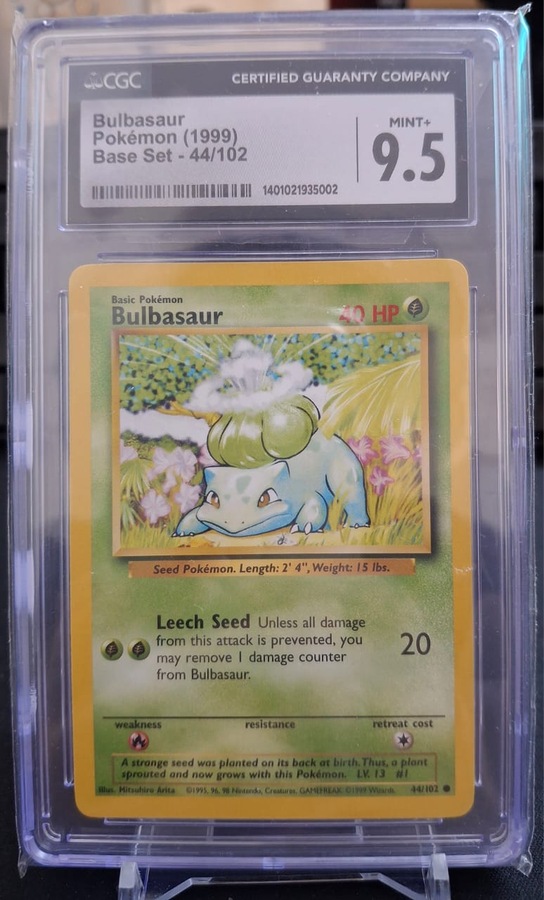 Bulbasaur 1999 Base Set – CGC 9.5 (Mint+)
