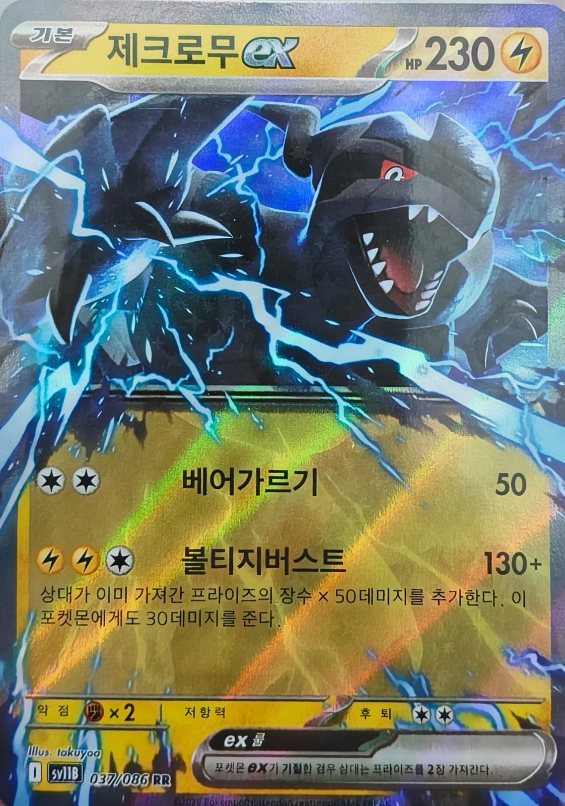 Zekrom ex 037/086 RR