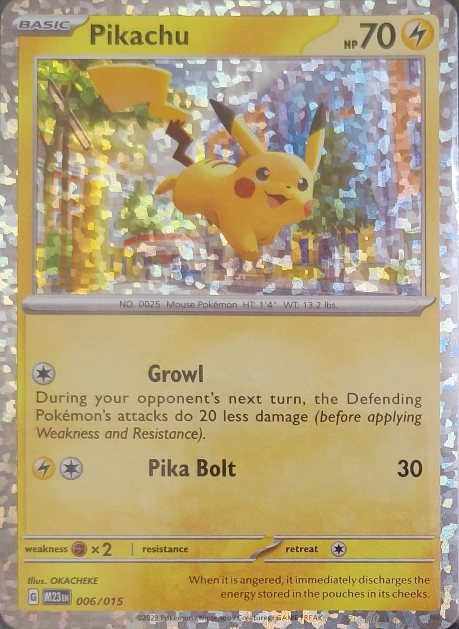 Pikachu 006/015 Mcdonald 2023