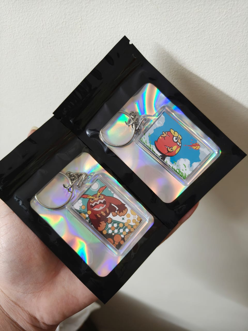 VaultCharm - Darumaka + Darmanitan – Evolution Duo Keychain Bundle