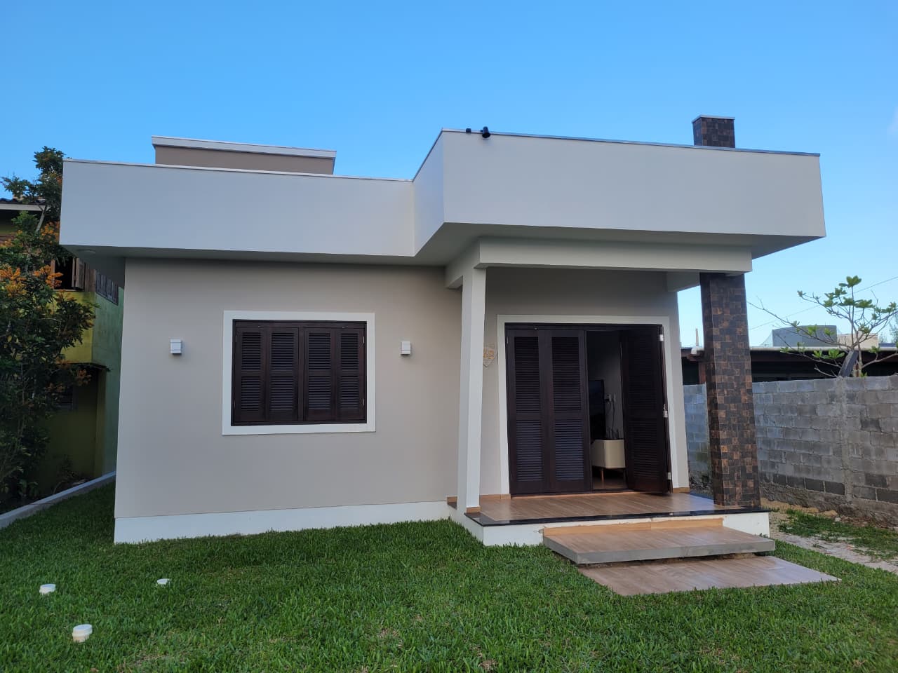 Residência com área de 70m².