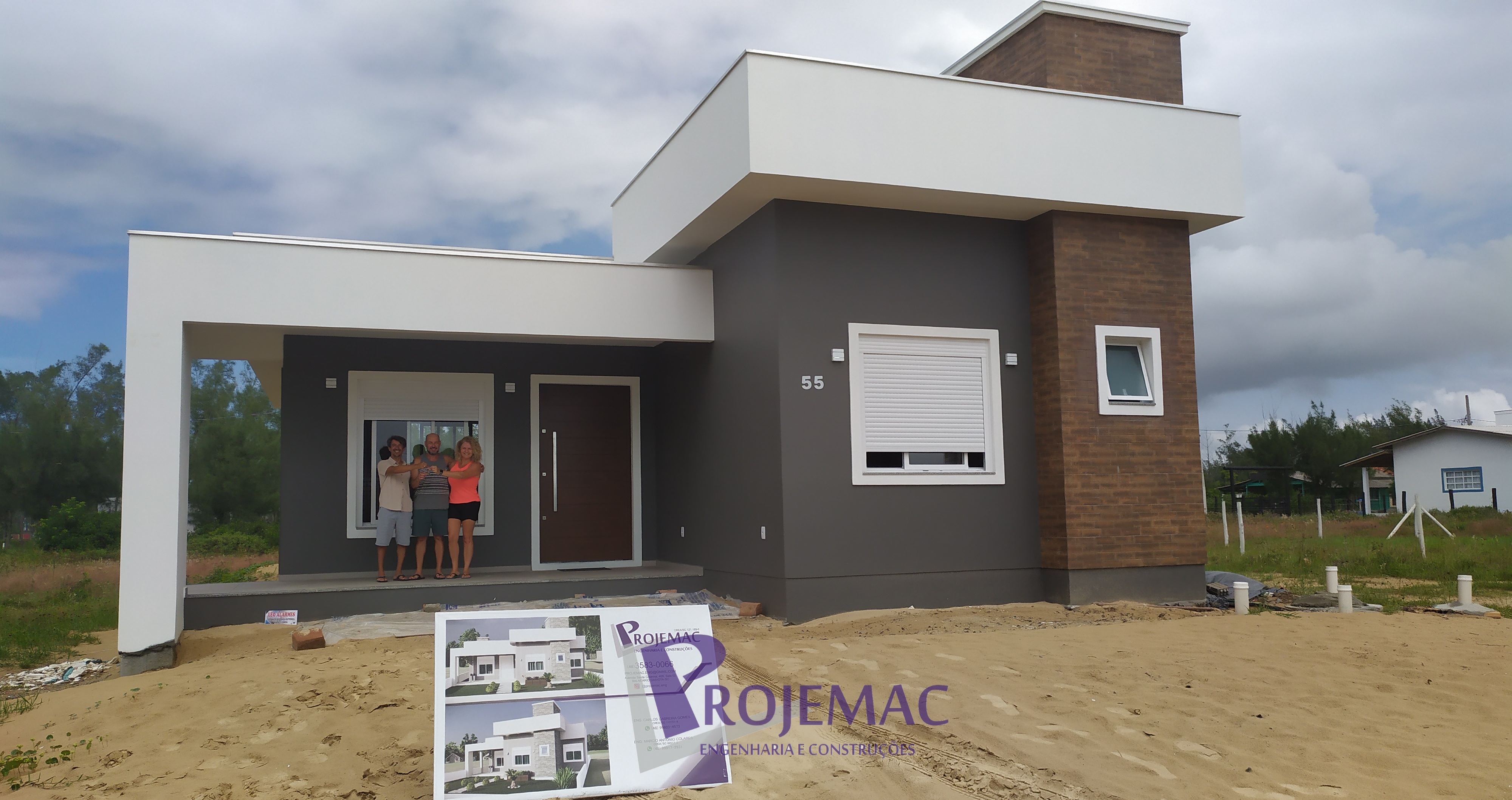 Residência com área de 120m².