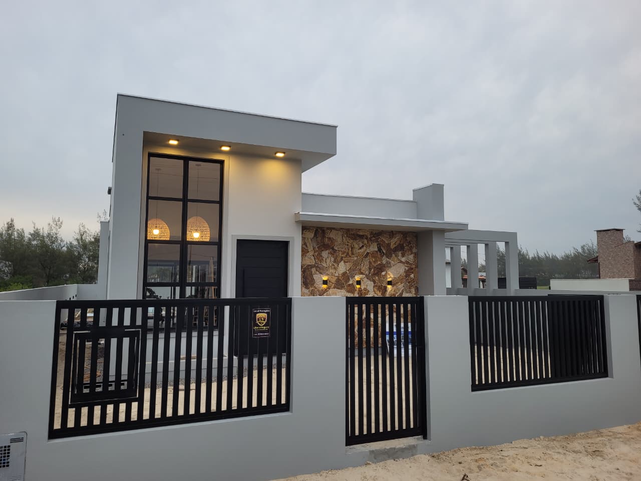 Residência com área de 80m².