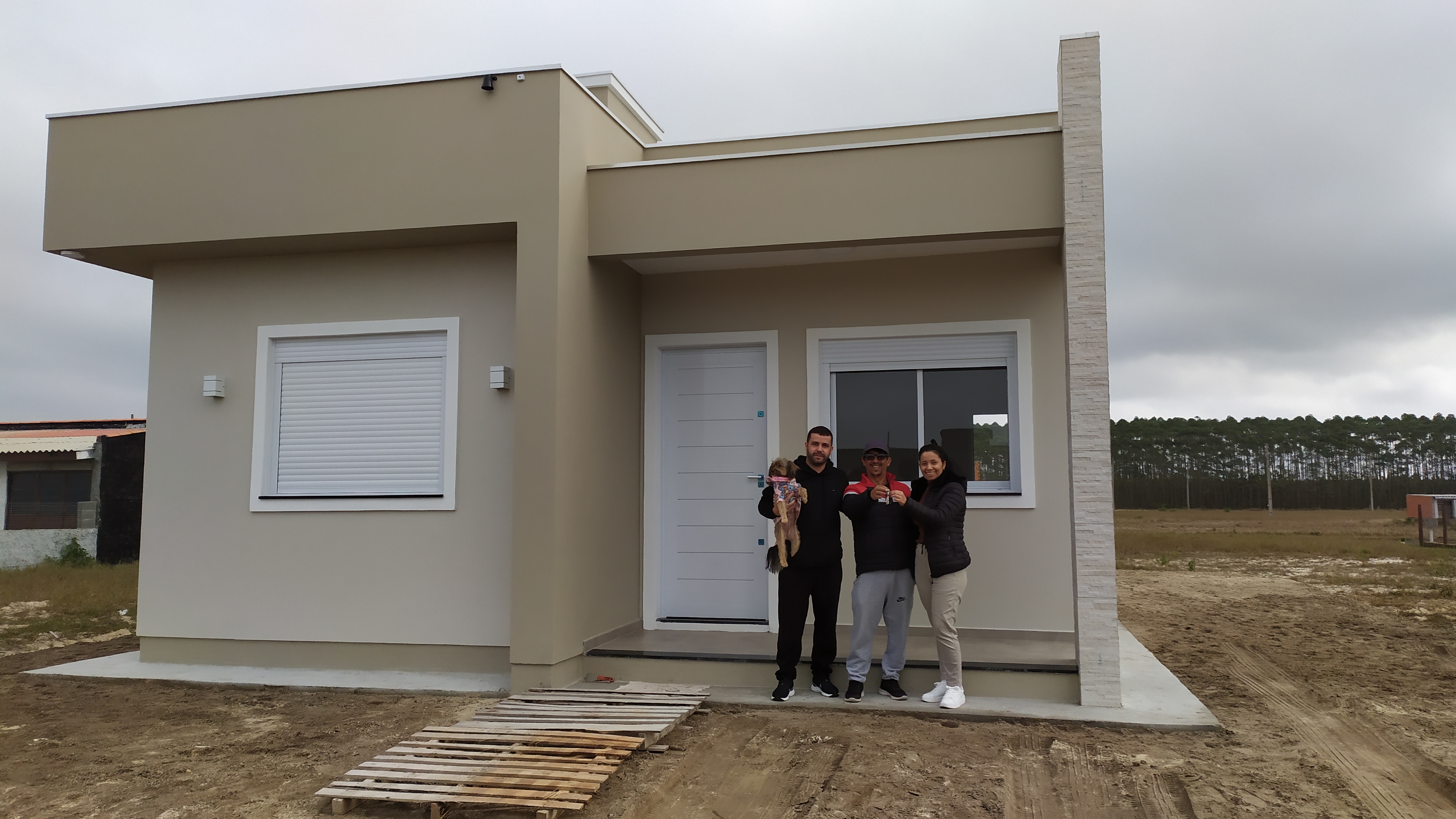 Residência com área de 71m².