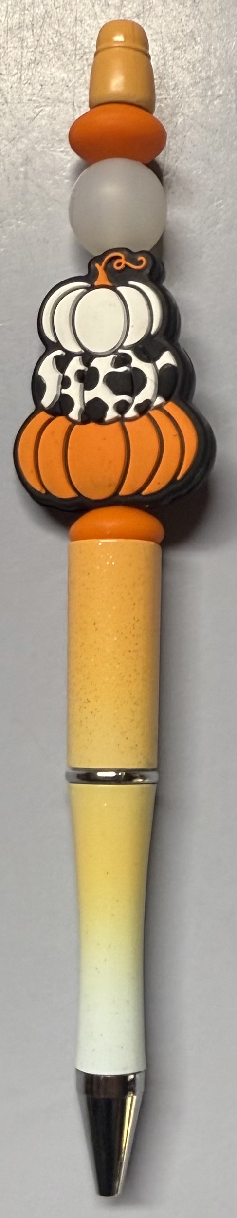 Pumpkin-themed ballpoint pen
