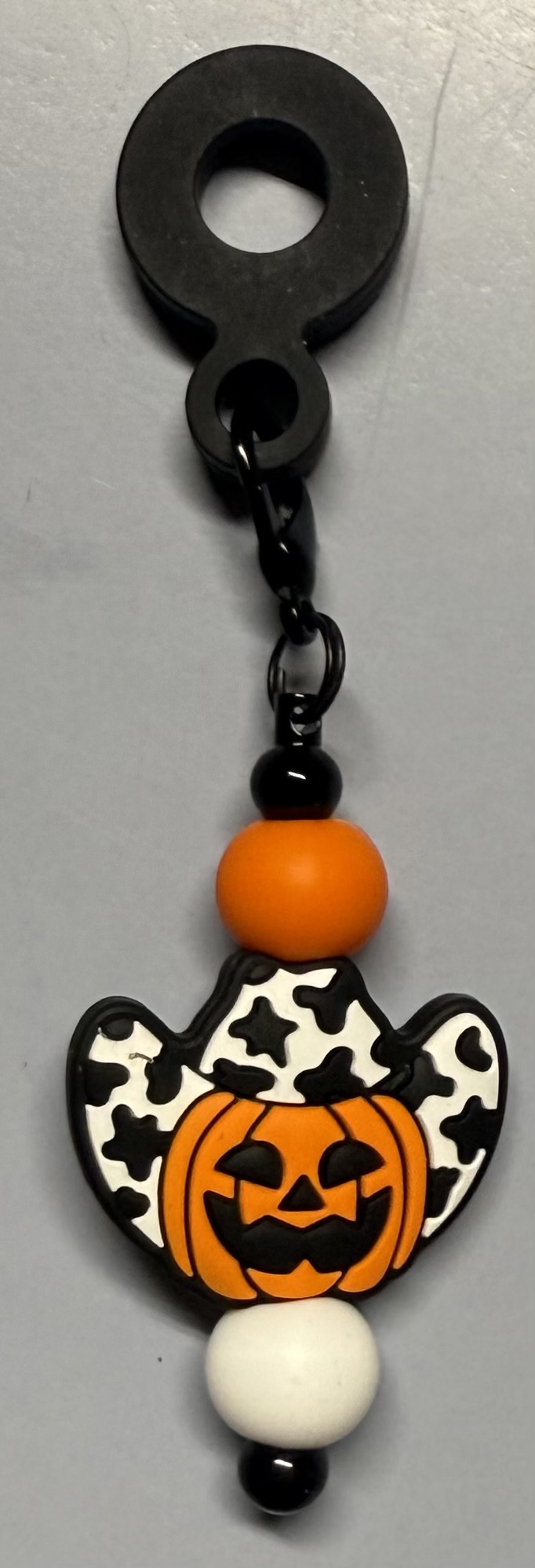 Halloween Ghost Straw Charm
