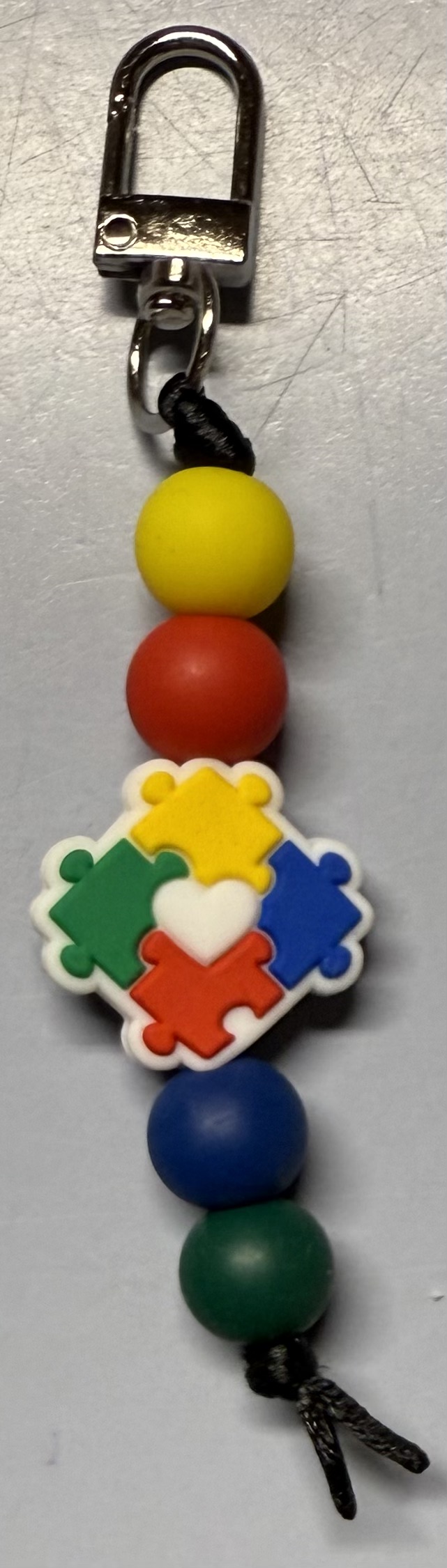 Autism Awareness Puzzle Zipper Pull