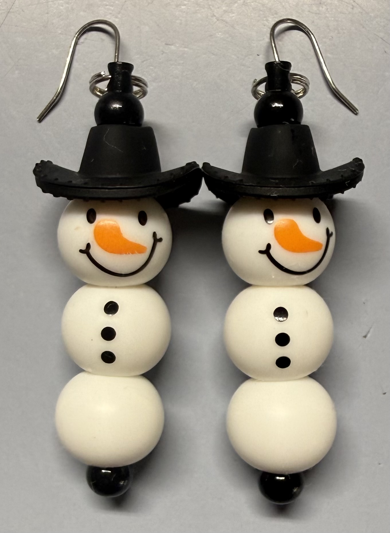Snowman Earrings