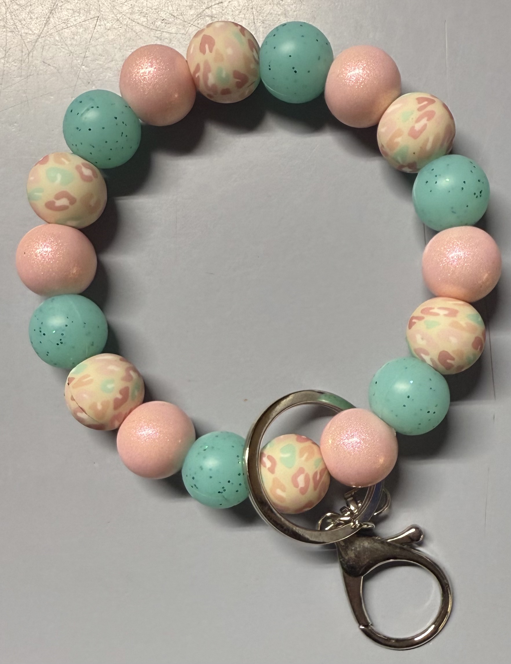 Beaded Keychain Wristlet