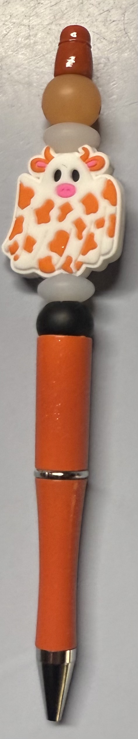 Cow ghost-themed ballpoint pen