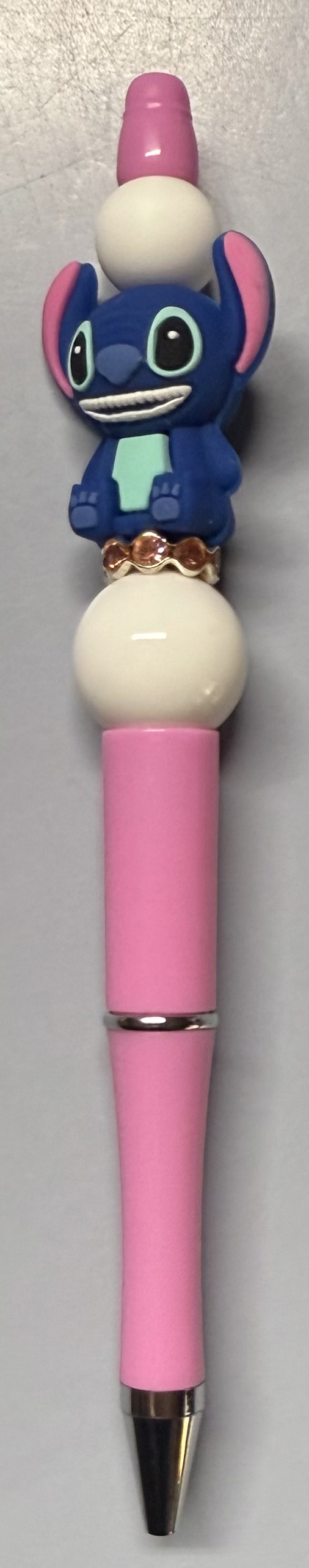 Blue Dog Character Pink Pen