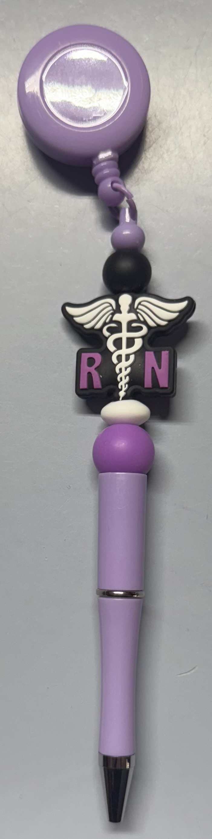 Registered Nurse Badge Reel Pen