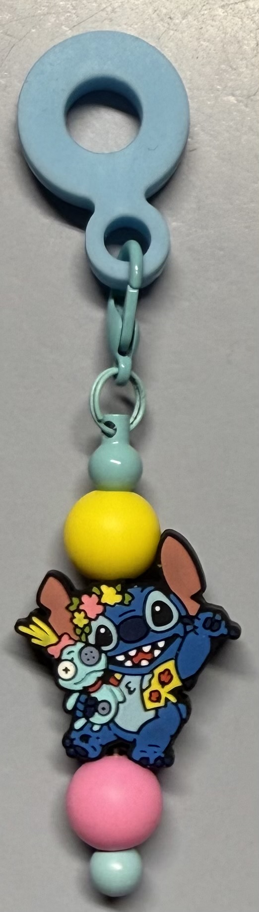 Blue cartoon Straw Charm