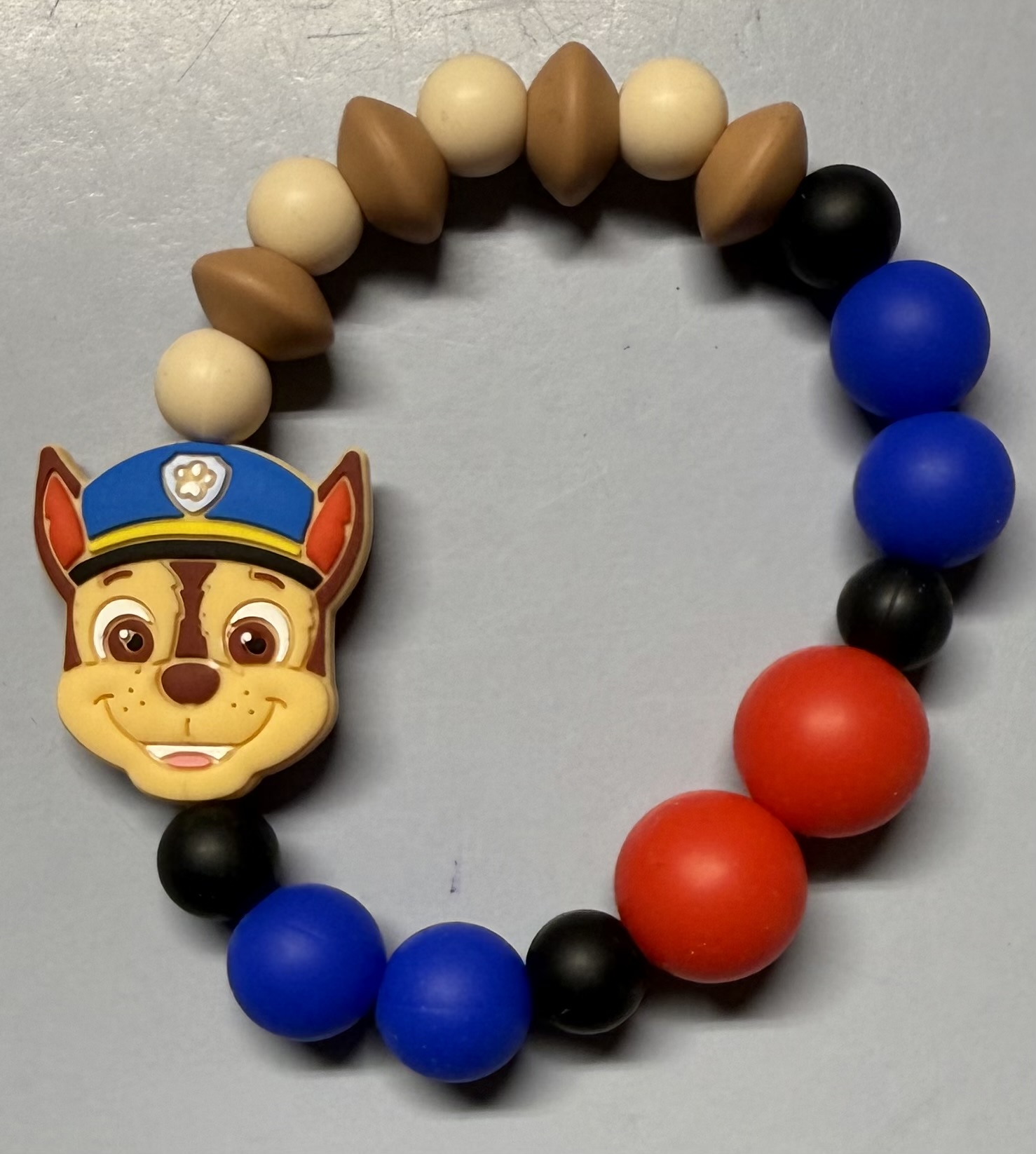 Paw puppy silicone twist a pet bracelet