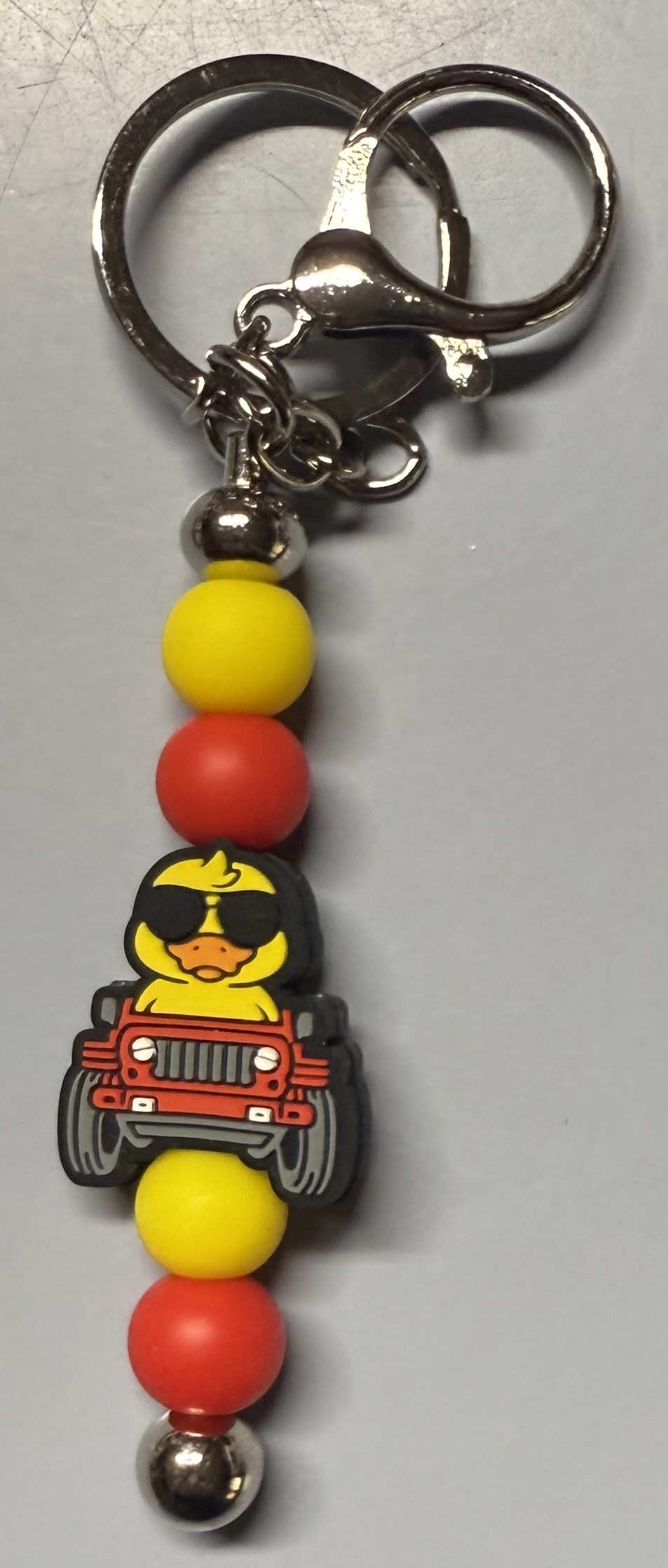 Duck Driver Keychain