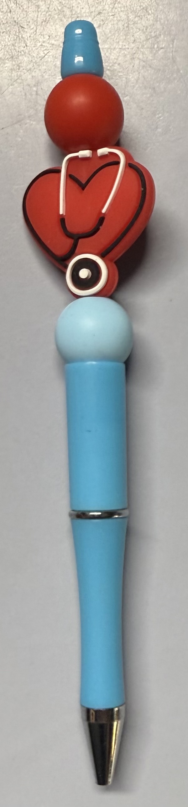 Stethoscope with Heart Pen