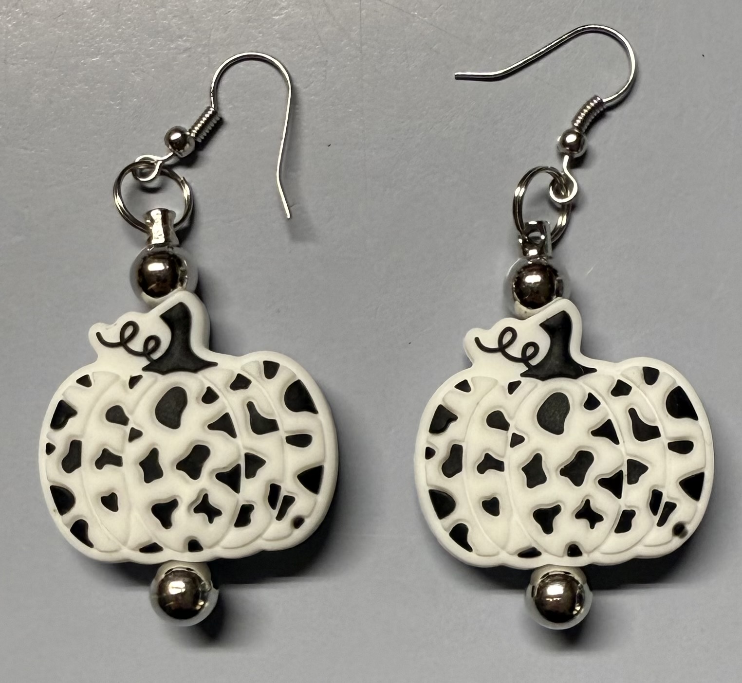 White Pumpkin Earrings