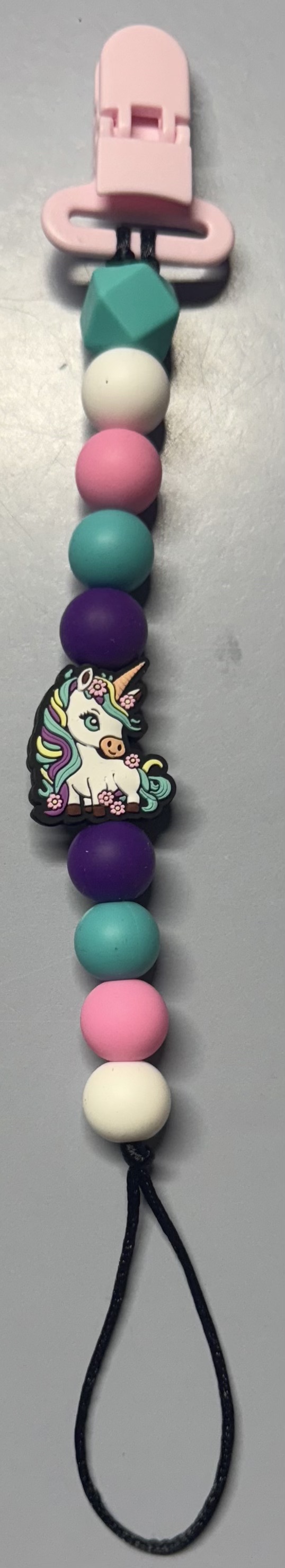 Unicorn Pacifier Clip