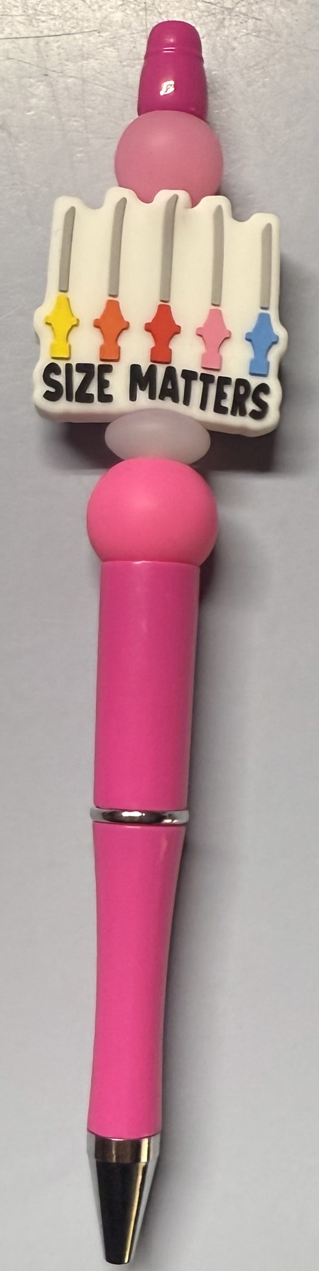 Pink 'Size Matters' Ballpoint Pen