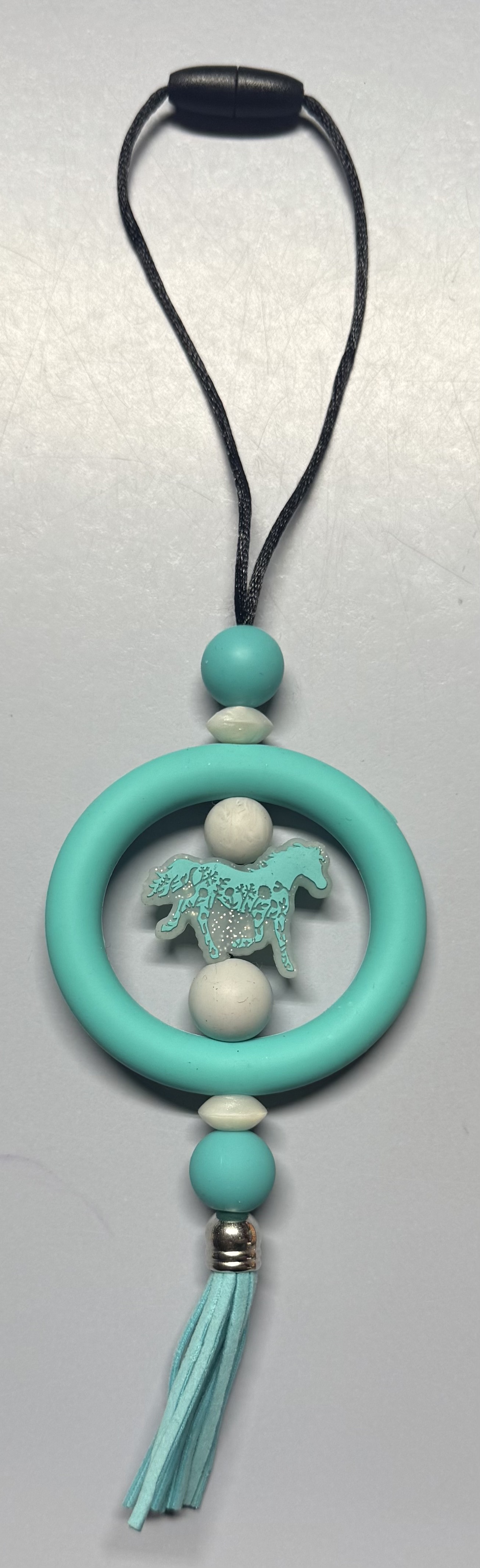 Turquoise HorsenCar Charm