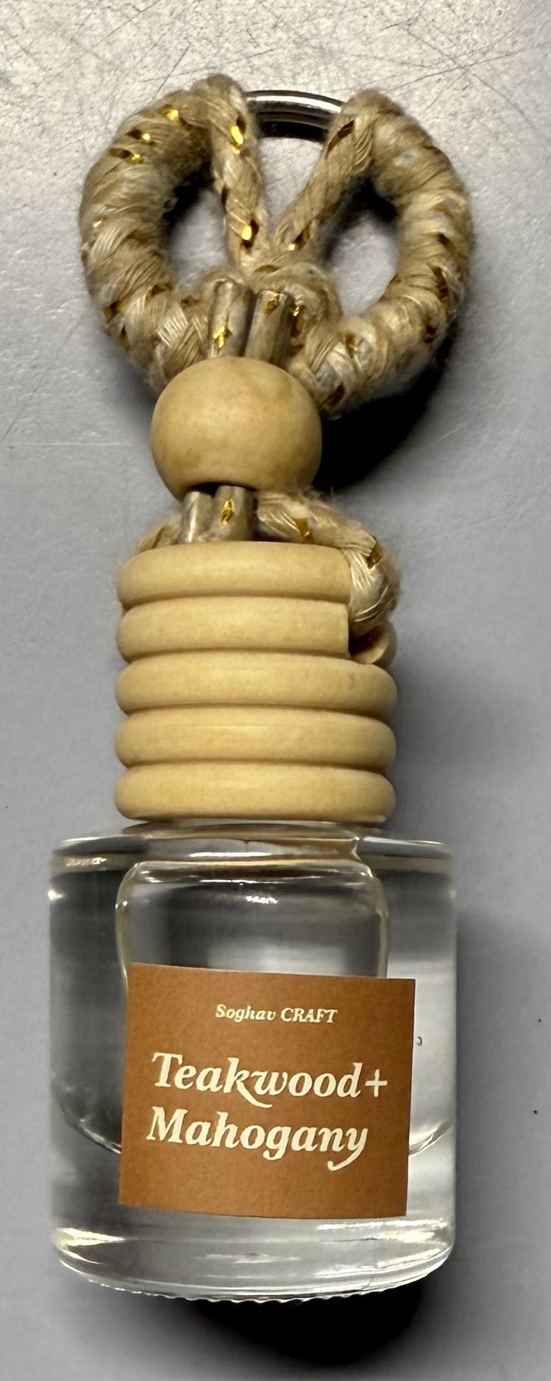 Teakwood + Mahogany Car Diffuser