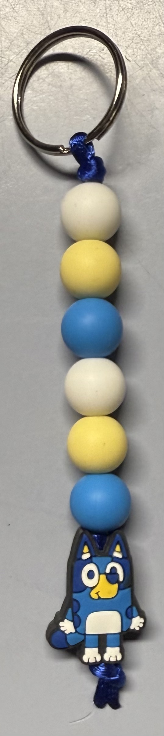 Blue Dog Keychain