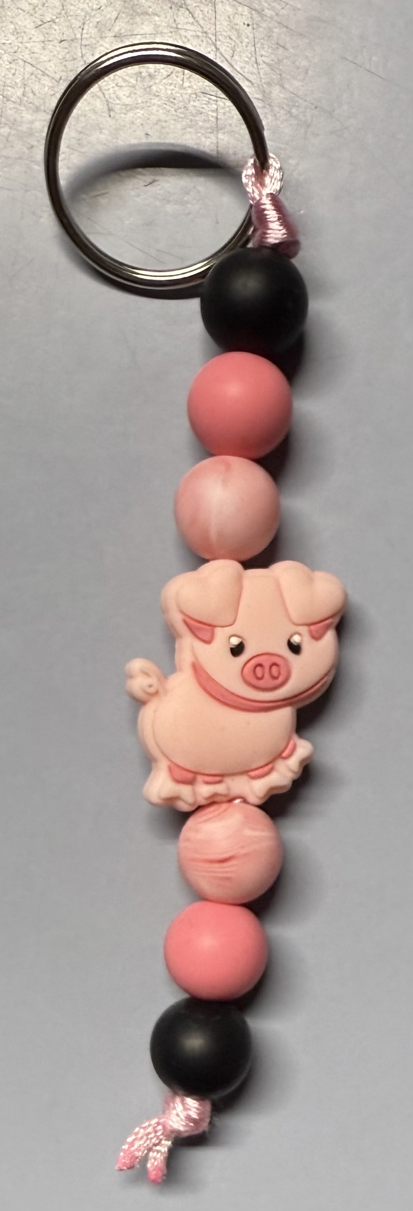 Pig keychain