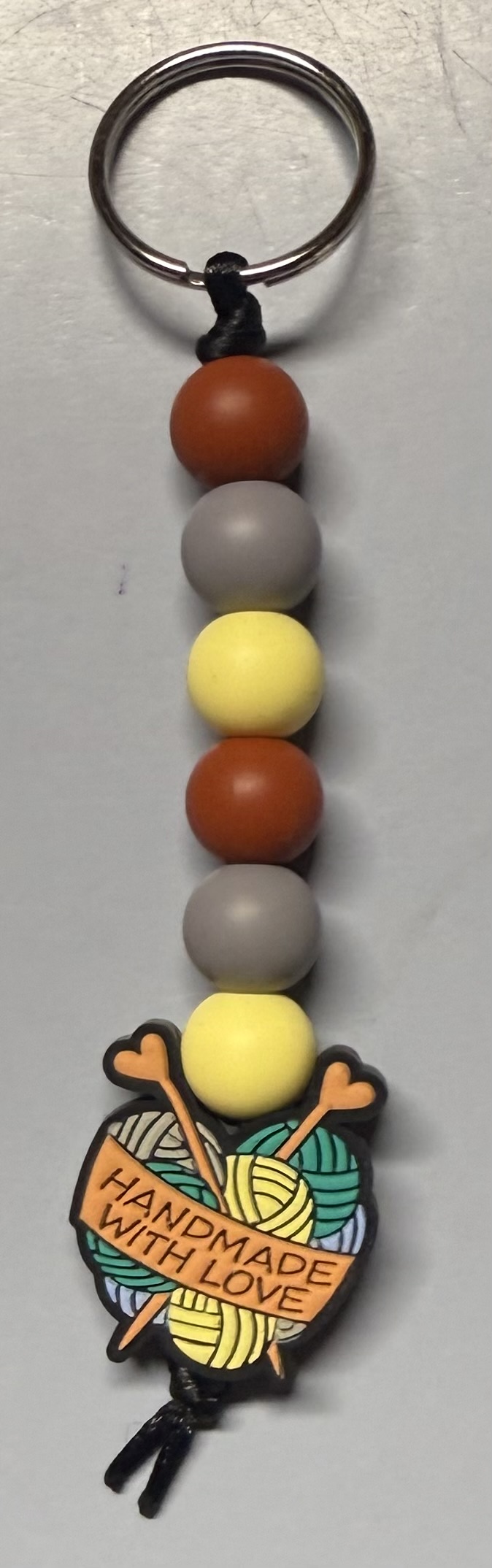 Handmade Beaded Keychain