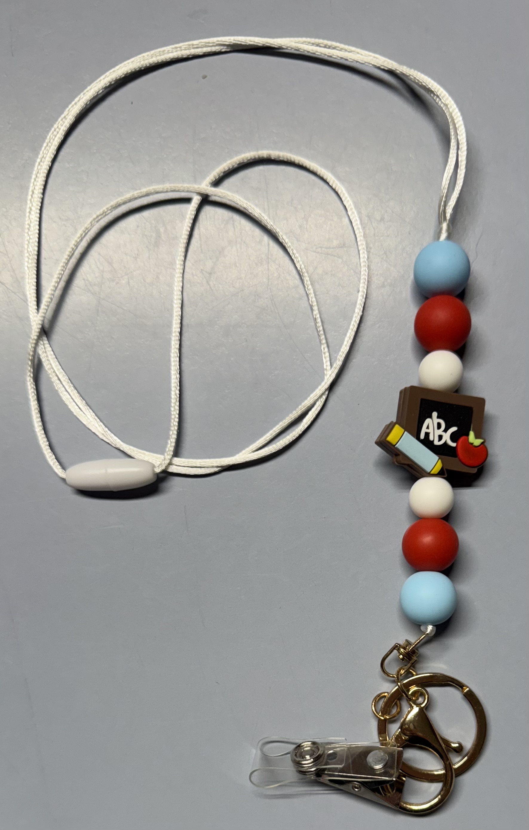 Teacher ABC Lanyard