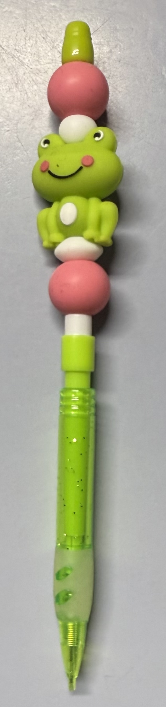 Green frog-themed mechanical pencil