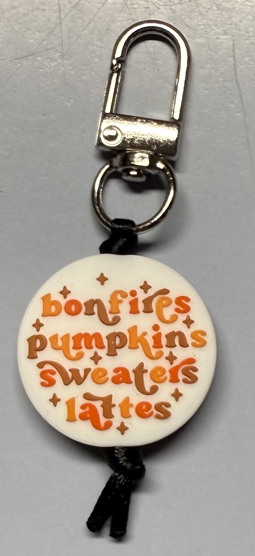 Autumn Theme Zipper Pull