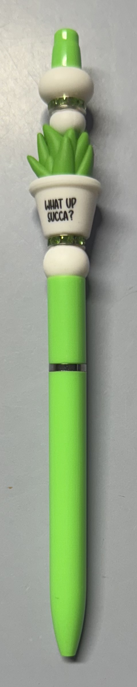 Cactus-themed ballpoint slim pen