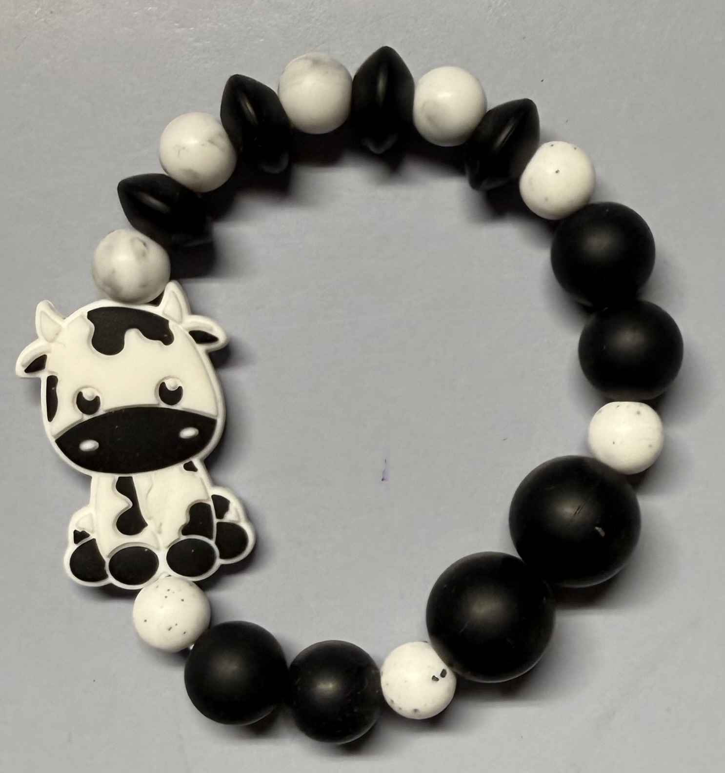 Cow Beaded Twist a Pet Bracelet