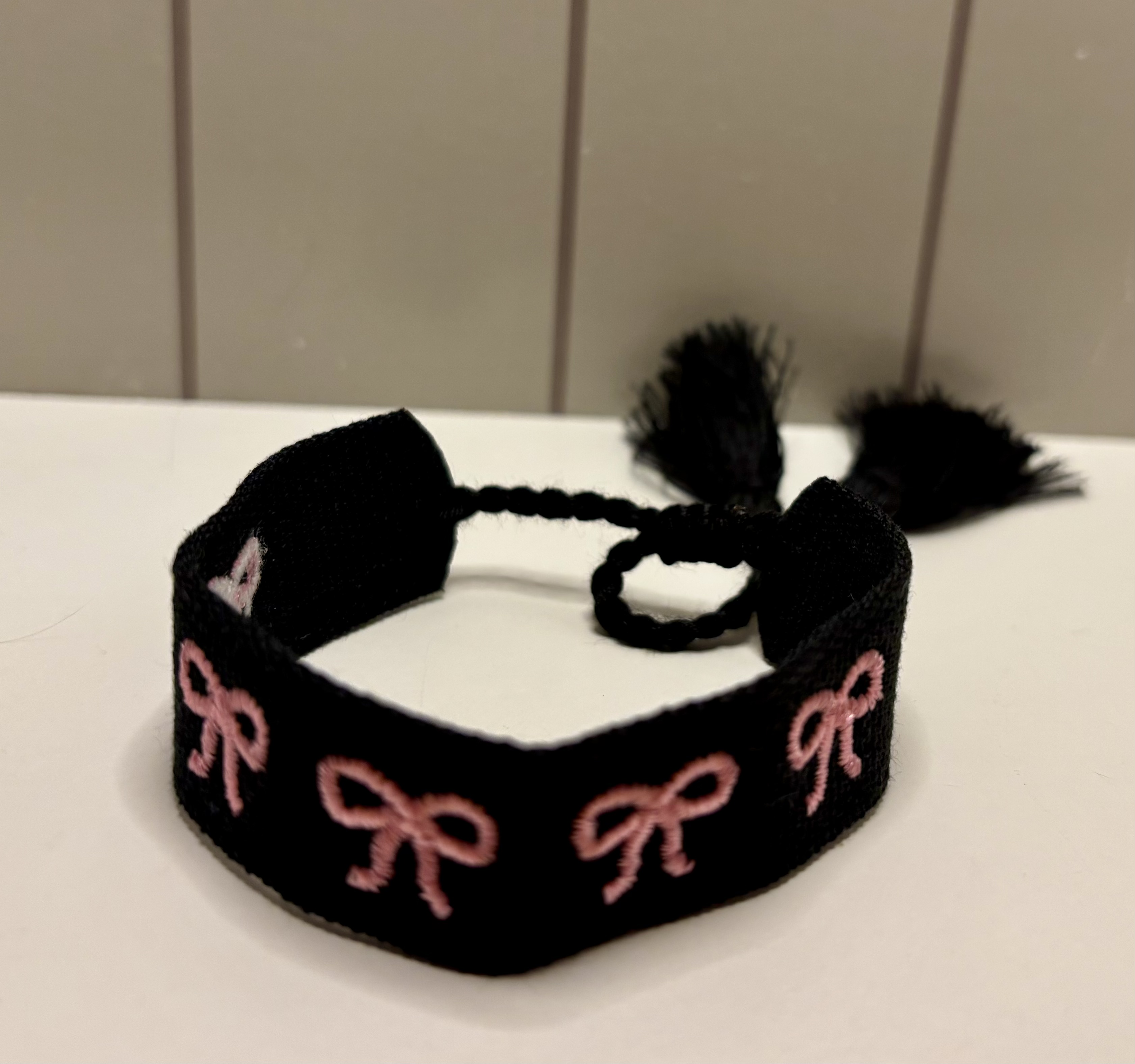 Bracelet brodé noeuds Jane