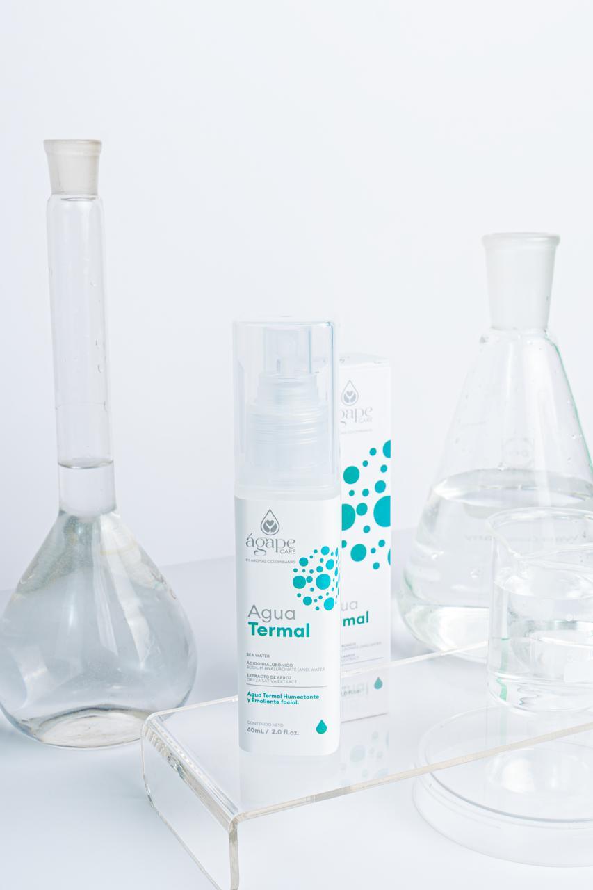 Agua termal facial