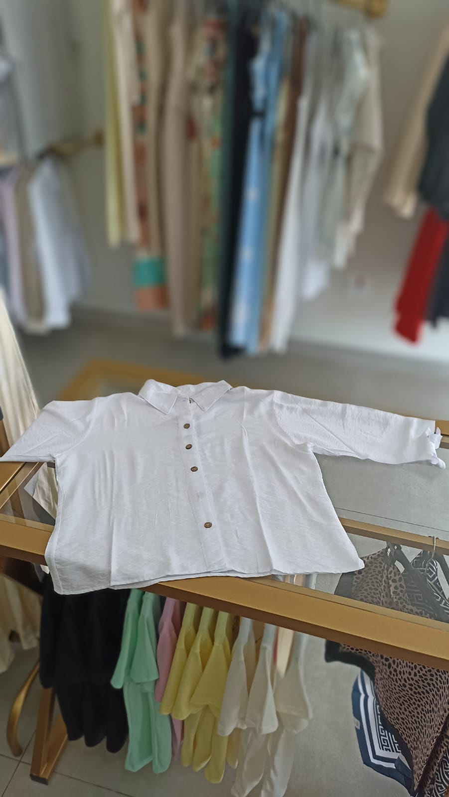 Camisa branca feminina