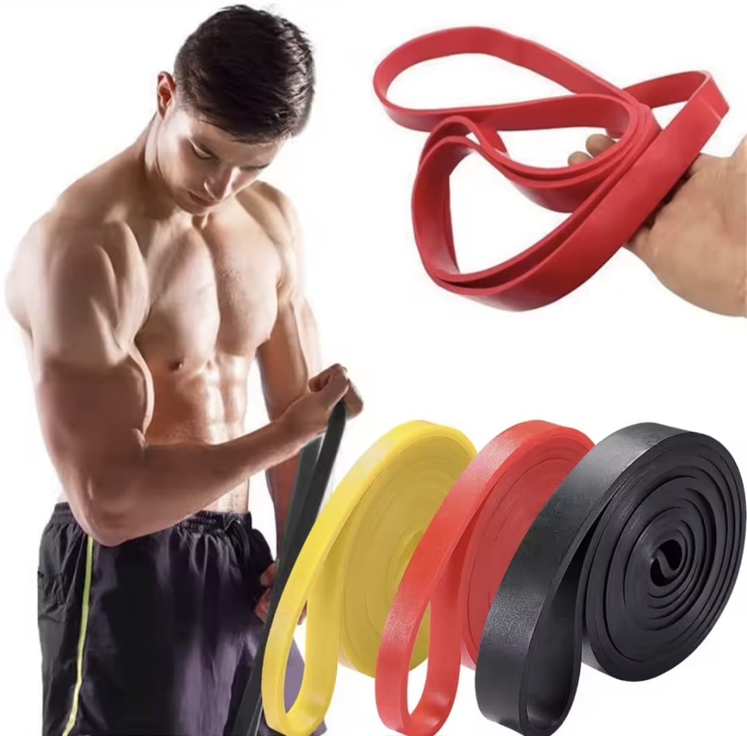 Paquete de 3 ligas elasticas de alta resistencia para entrenamientos y ejercicio
