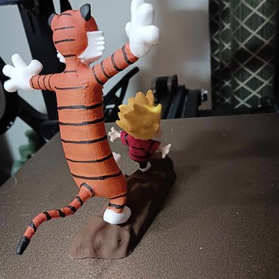 Calvin and Hobbes Statue