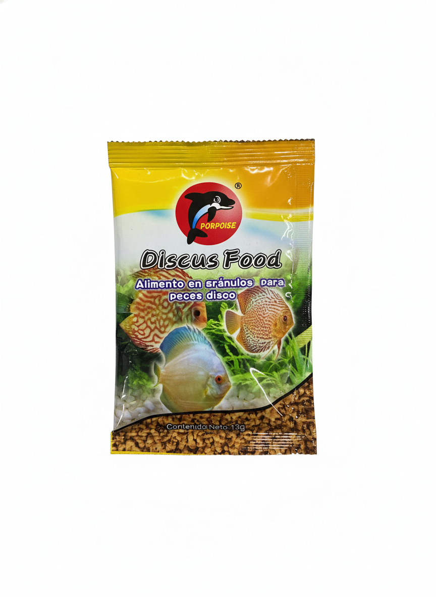 Alimento para peces disco